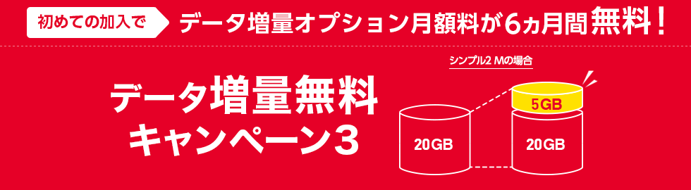 データ増量キャンペーン3