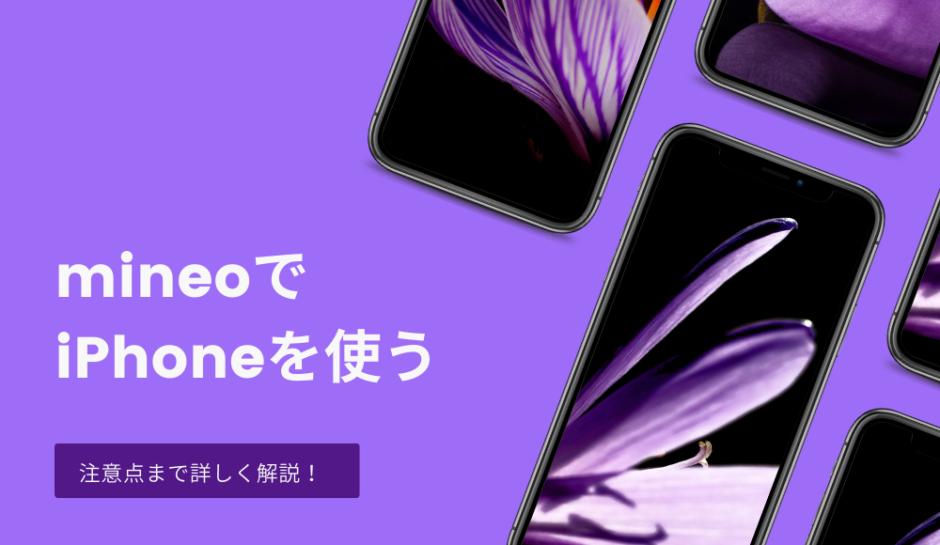 mineoでiPhoneを使う