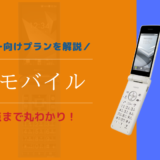 ワイモバイルのガラケー向けプラン